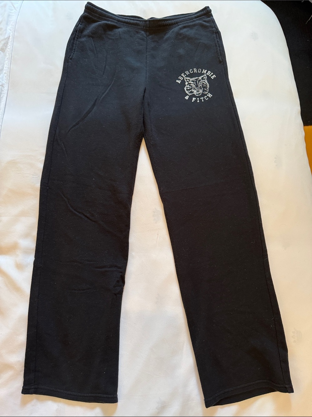 Abercrombie & Fitch Black Logo Sweatpants
